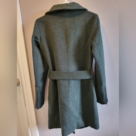 NWT Twik Trenchcoat with leather detailing. Size XS - Picture 3 of 4